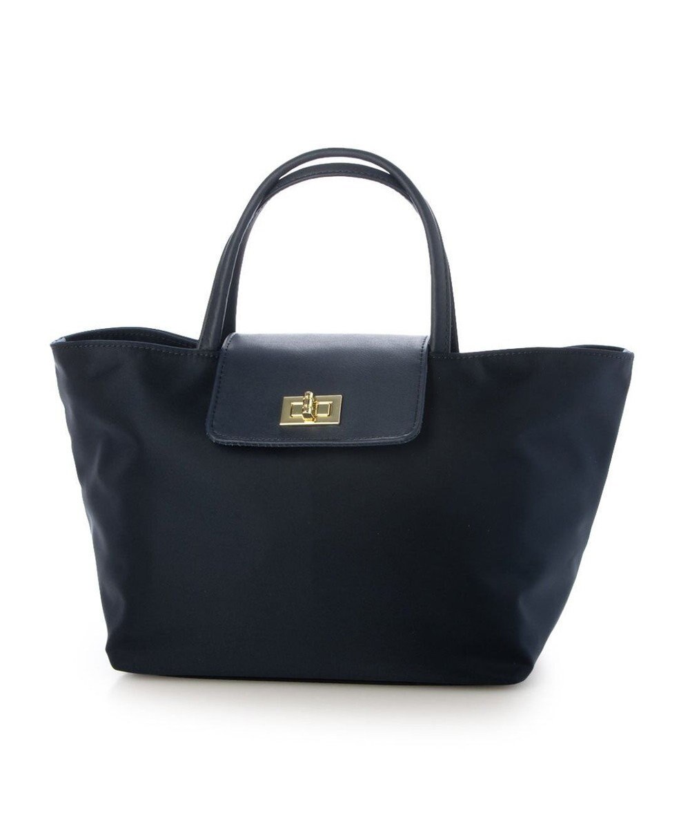 UNBILLION VERYコラボ ペルケ perche / ミニ牛革フラップナイロントートバック 