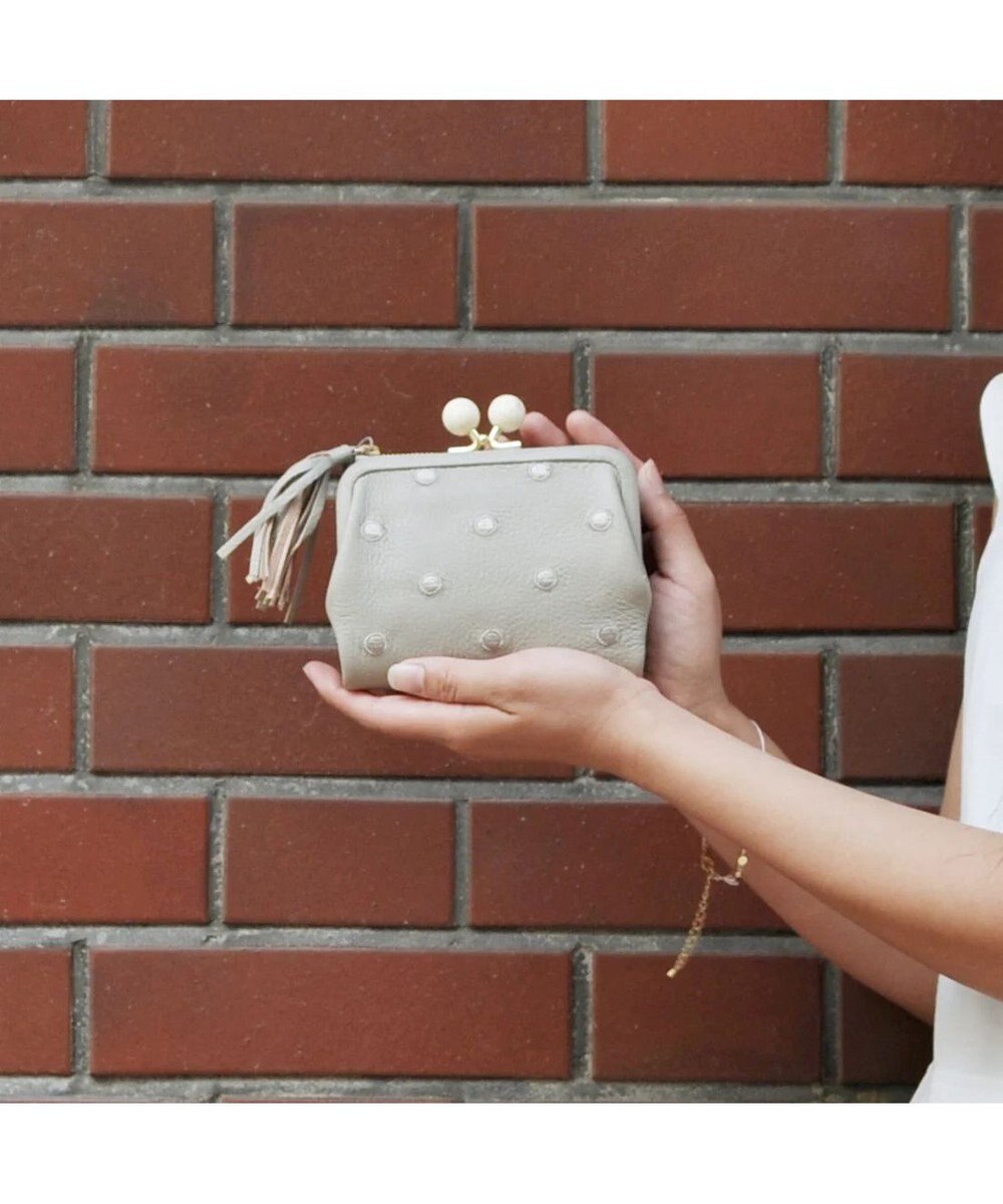 UNBILLION 【テレビ ドラマ着用アイテム】perche アクリル玉がま口2つ折り財布 