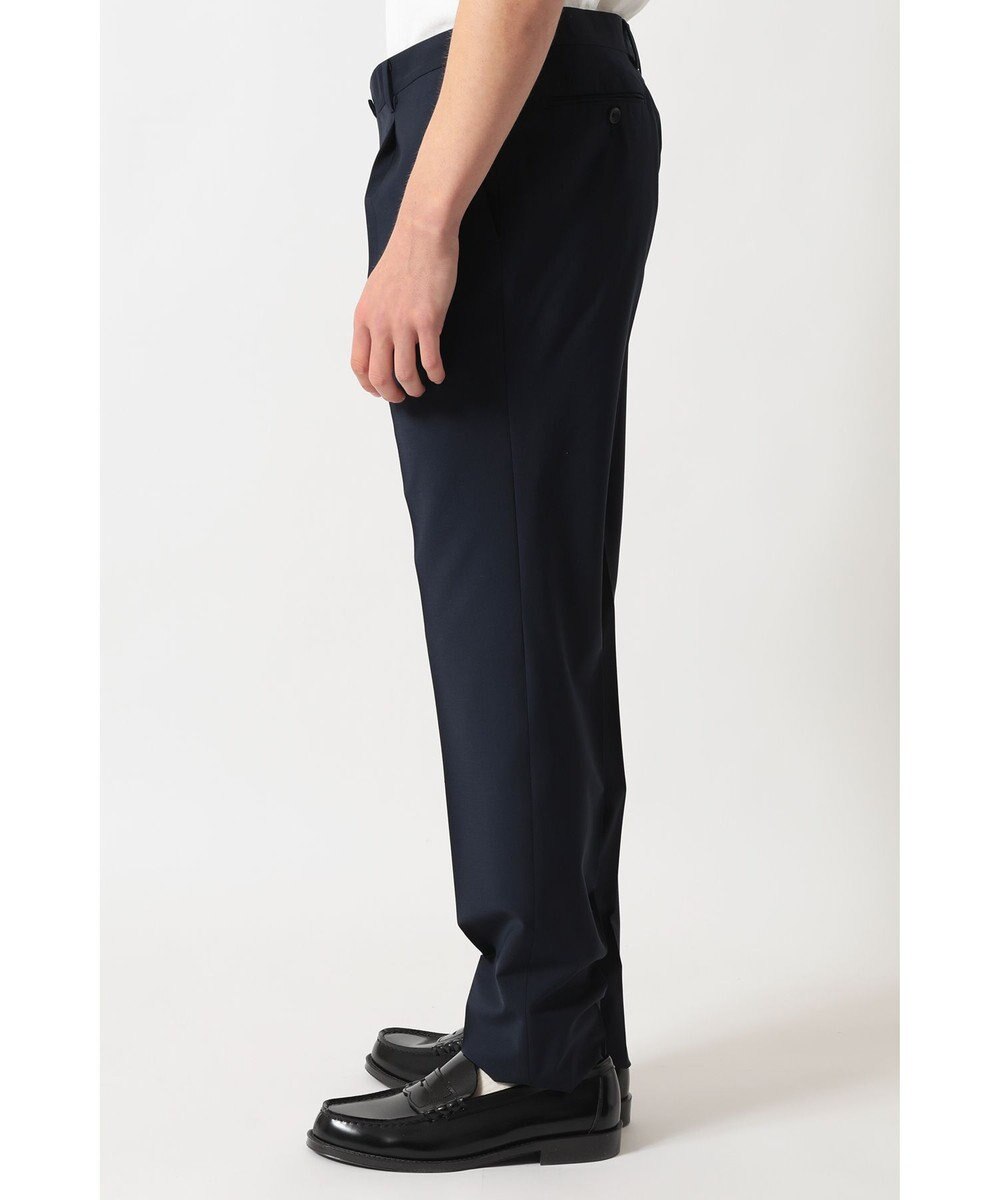 DAKS ウールブレンドストレッチテーパードスラックス 