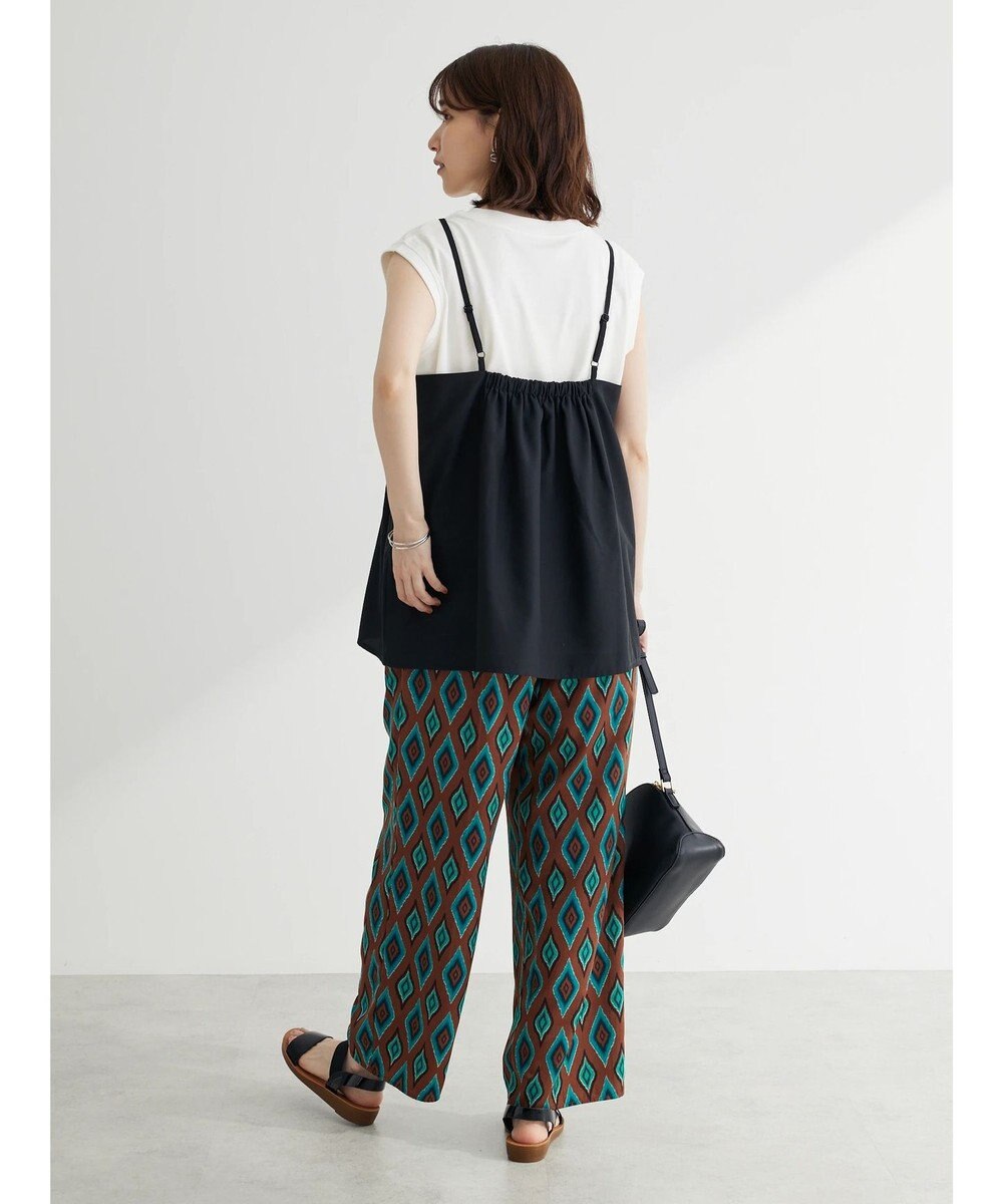 Green Parks 切替ギャザーキャミソール 