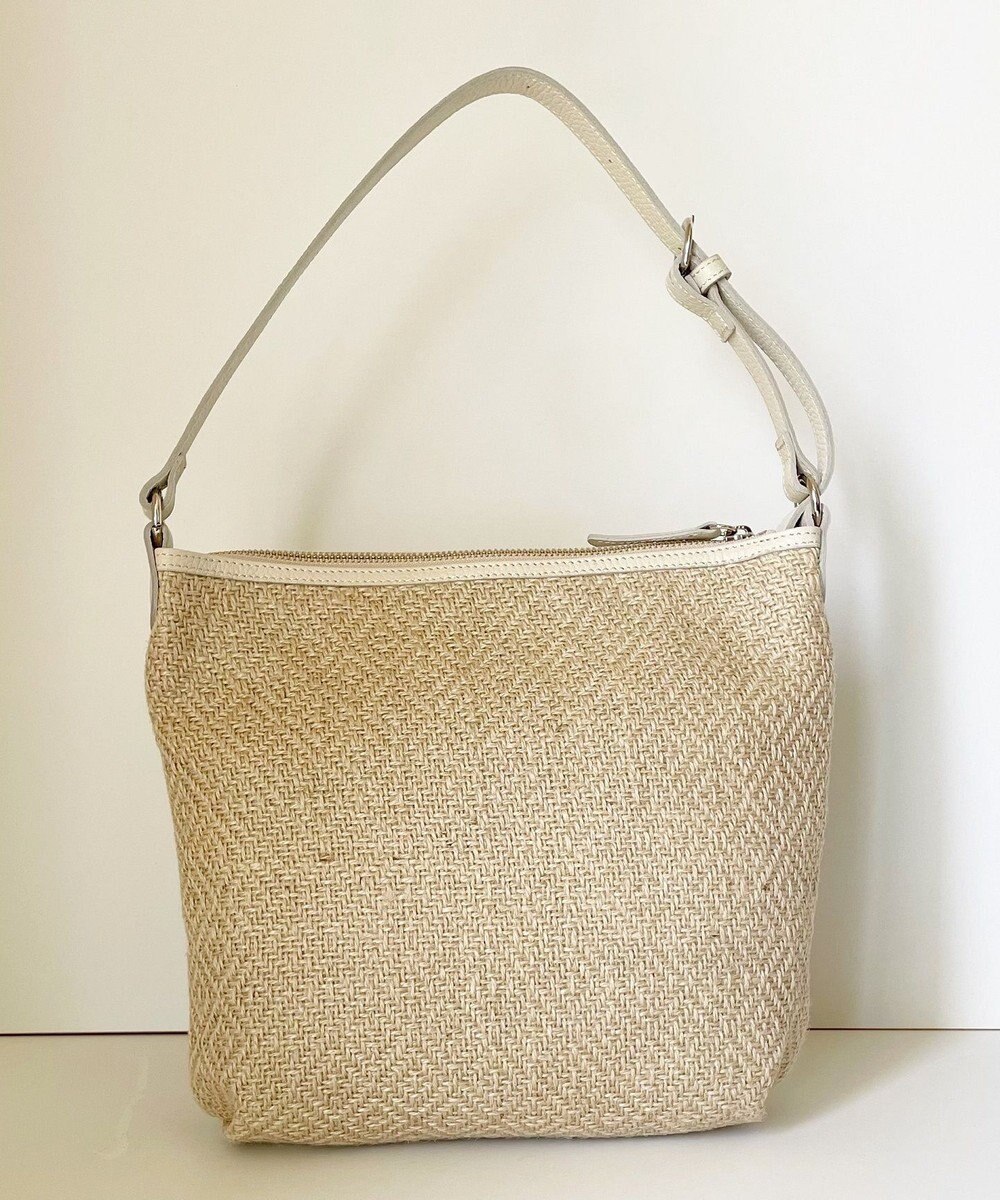 Hekhèr Le Style de Vie 【日本製 / 3WAY】ジュート×牛革 ショルダーバッグmedium 