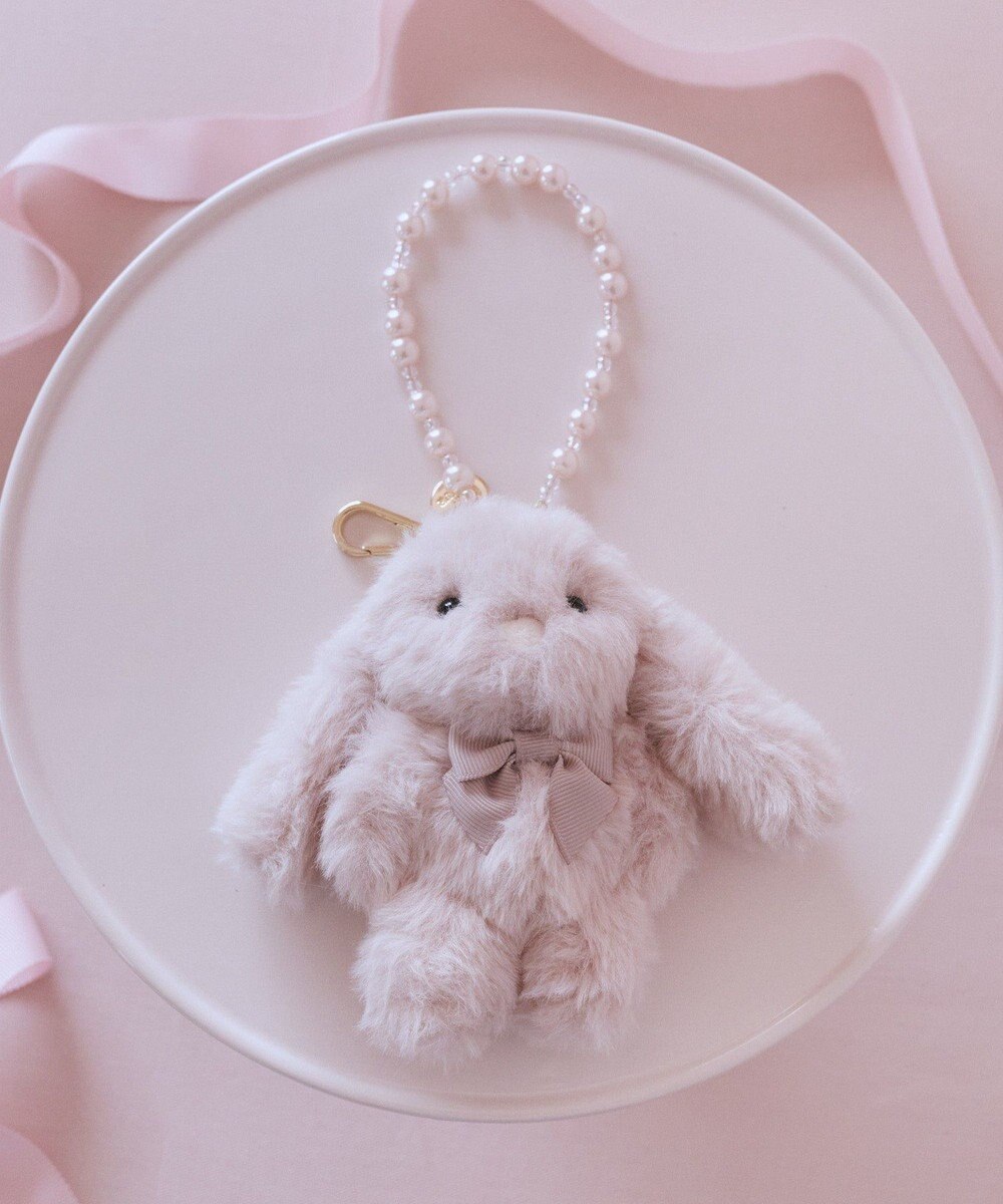 Maison de FLEUR ピンクマニアうさぎチャーム 