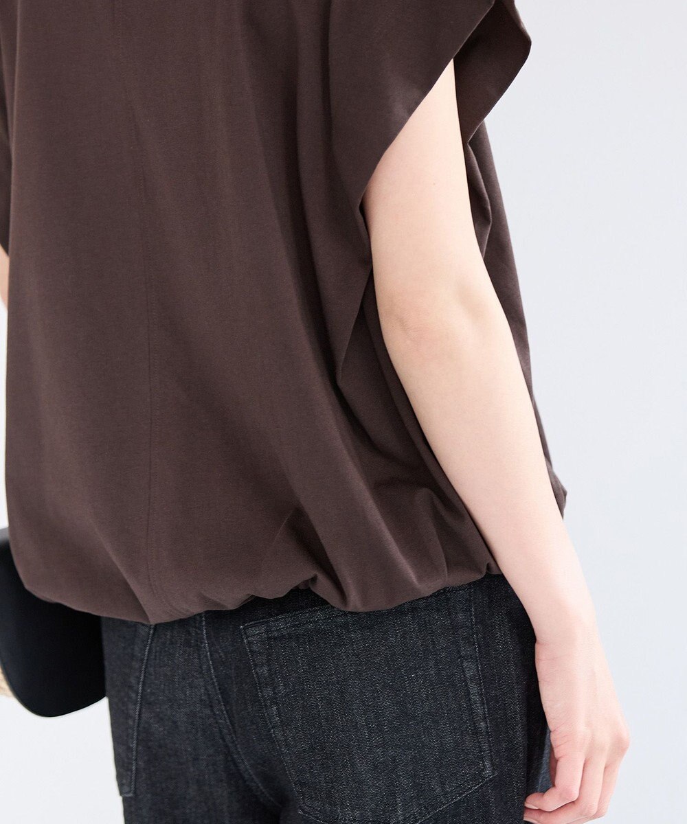 UNFILO L フレンチスリーブ ドロストTシャツ 