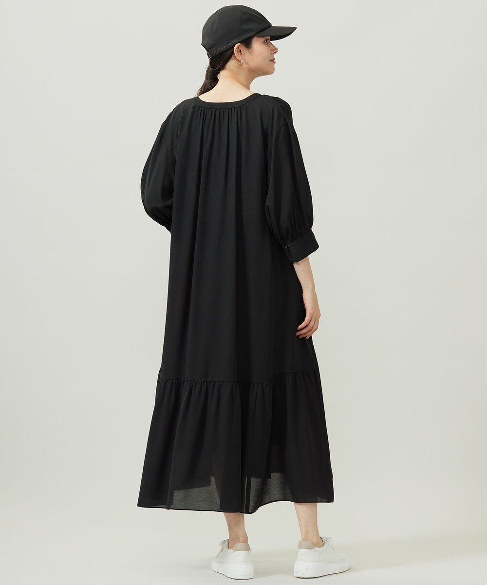 自由区 L 【17号サイズまで展開・カタログ掲載】ソフトシルクビエラ ワンピース 