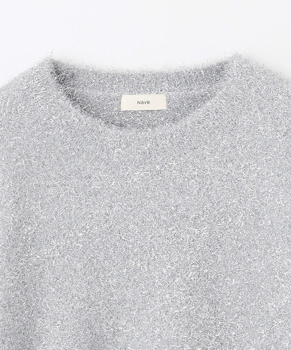 NAVE 【Nave・洗える】ラメニット プルオーバー 