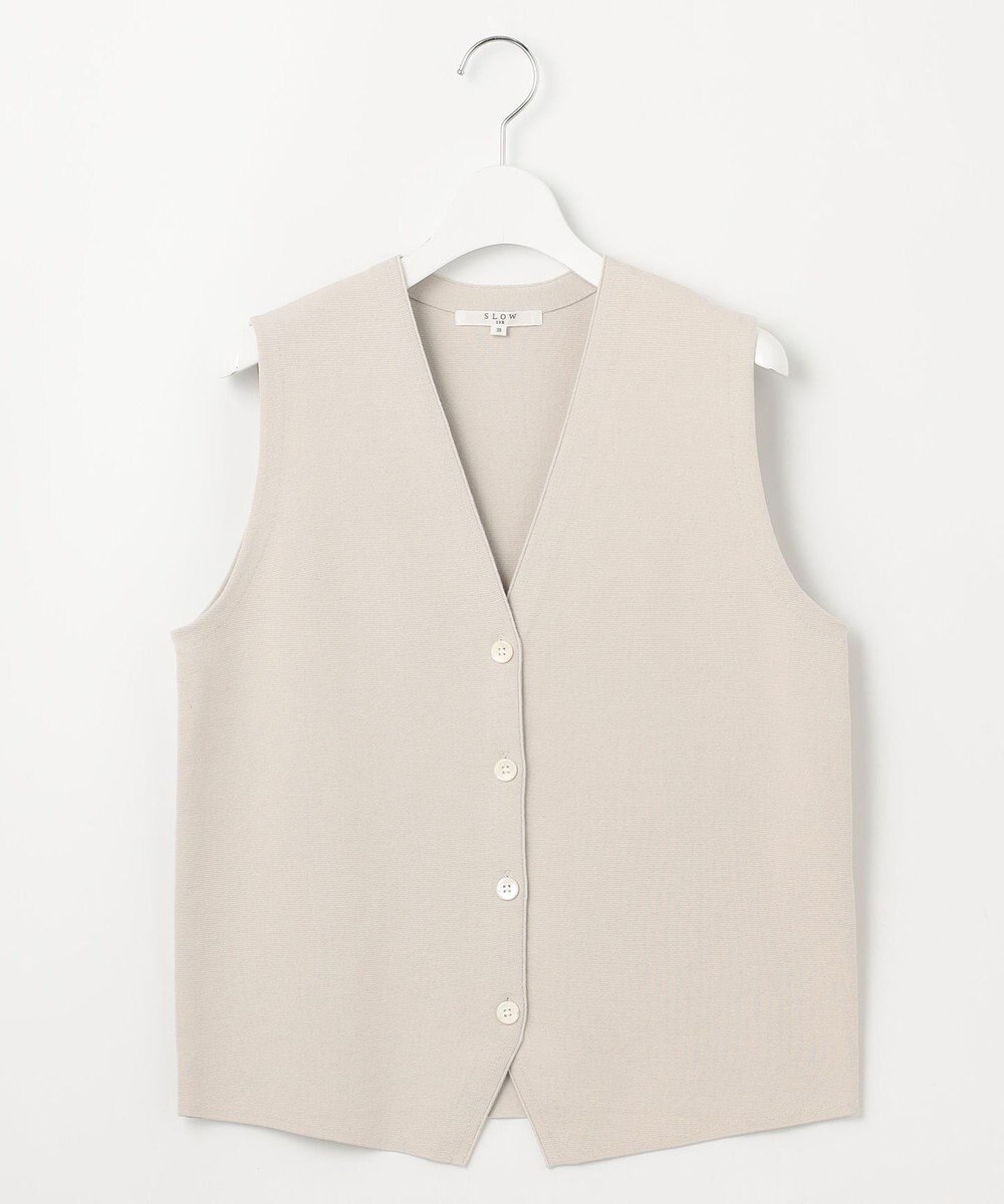 23区 S 【SLOW/一部店舗限定】Vネック ニットベスト 