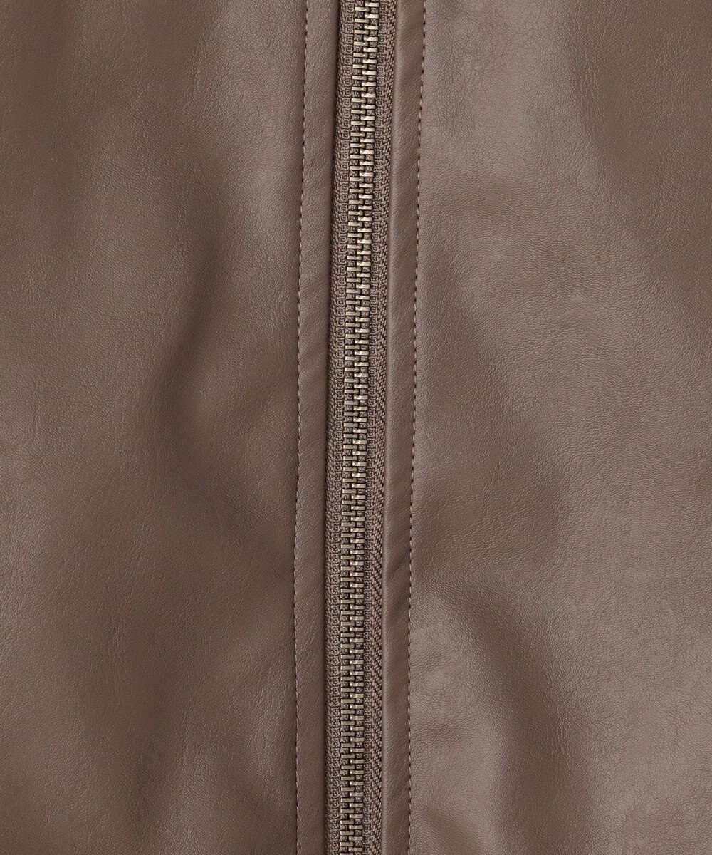 J.PRESS YORK STREET 【UNISEX】エコレザーMA-1 