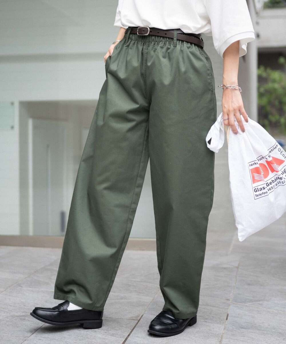 WEGO 【ユニセックス着用ITEM/ウエストゴム/手洗い可】シェフパンツ 