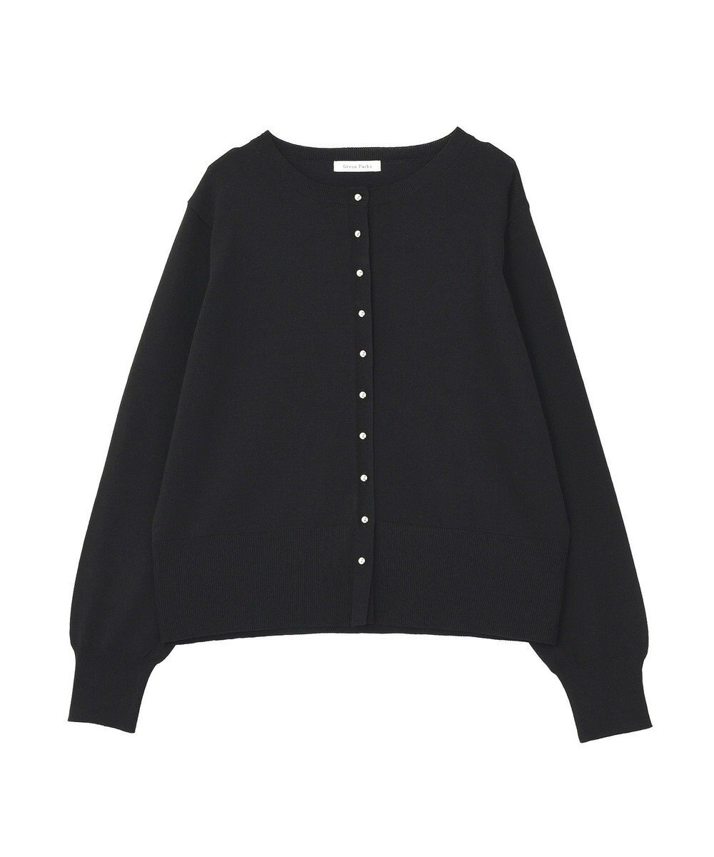 Green Parks 金釦コンパクトニットカーディガン 