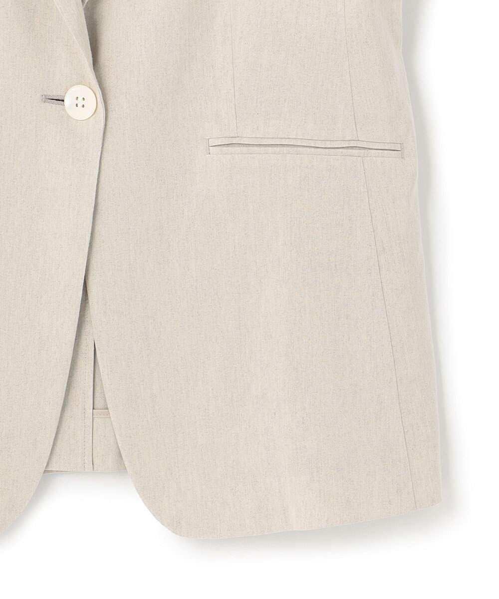 23区 【セットアップ対応】リネンレーヨンストレッチ テーラード ジャケット 