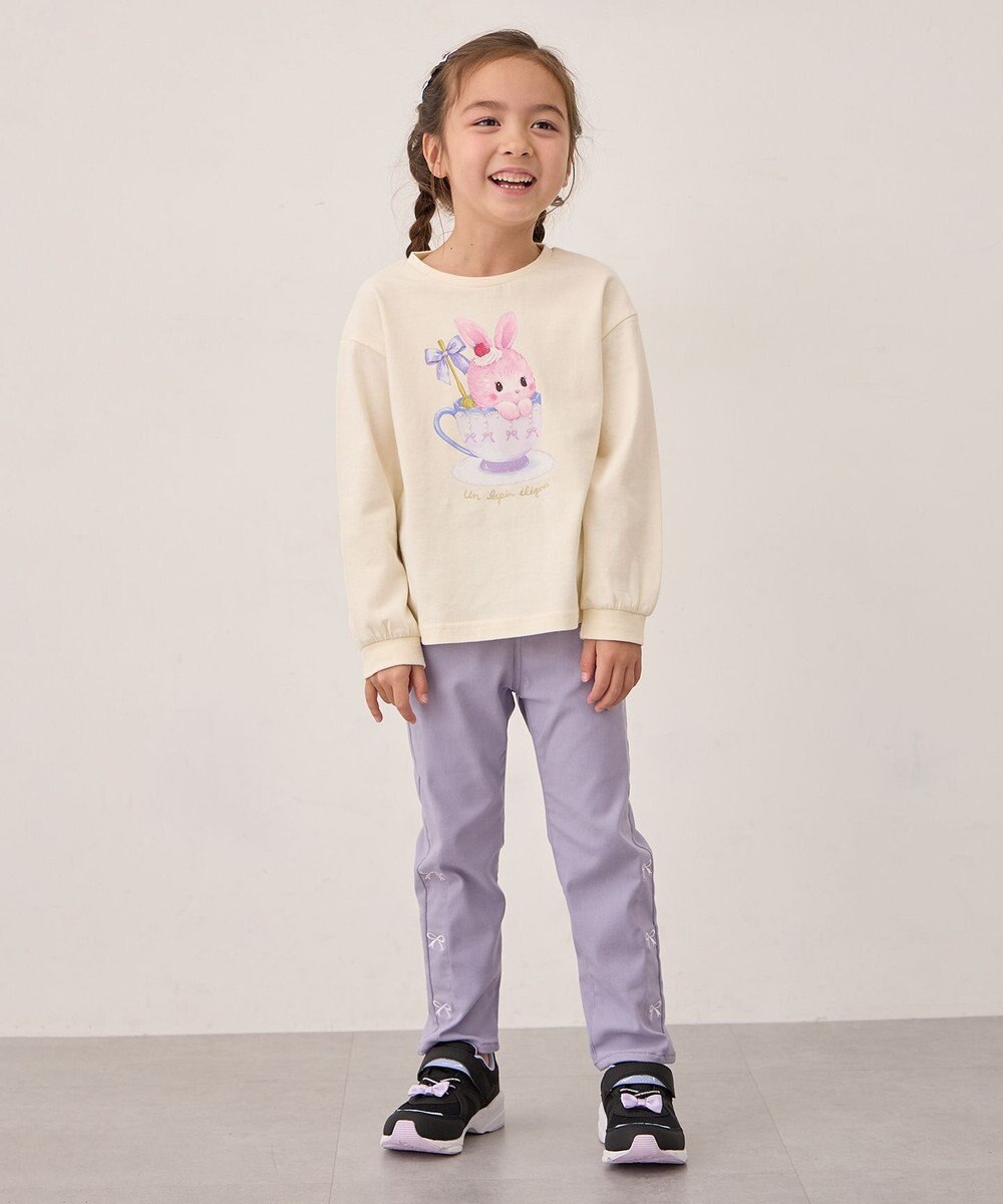 ANY KIDS アニマルモチーフ長袖Tシャツ 