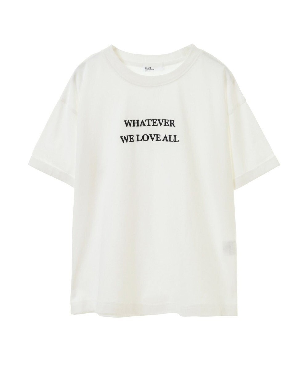 CRAFT STANDARD BOUTIQUE 刺繍ロゴＴシャツ 