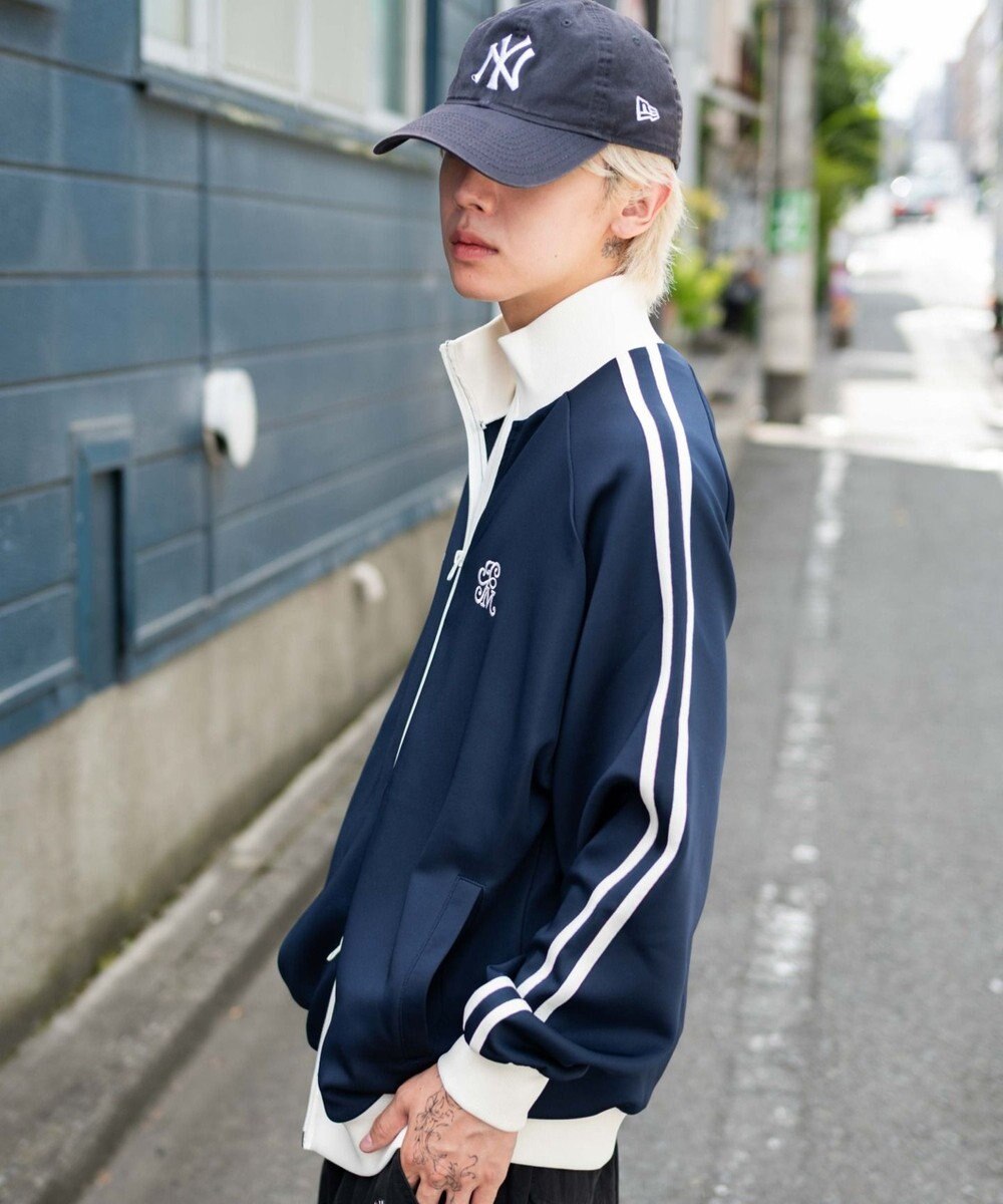 WEGO 【ユニセックスITEM/MLサイズ展開】ラグランライントラックジャケット 