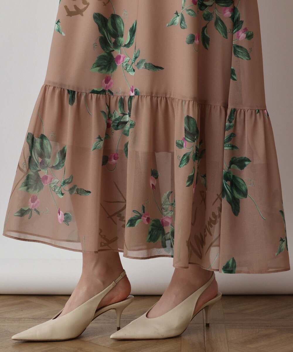 GRACE CONTINENTAL プリントセパレートワンピース 