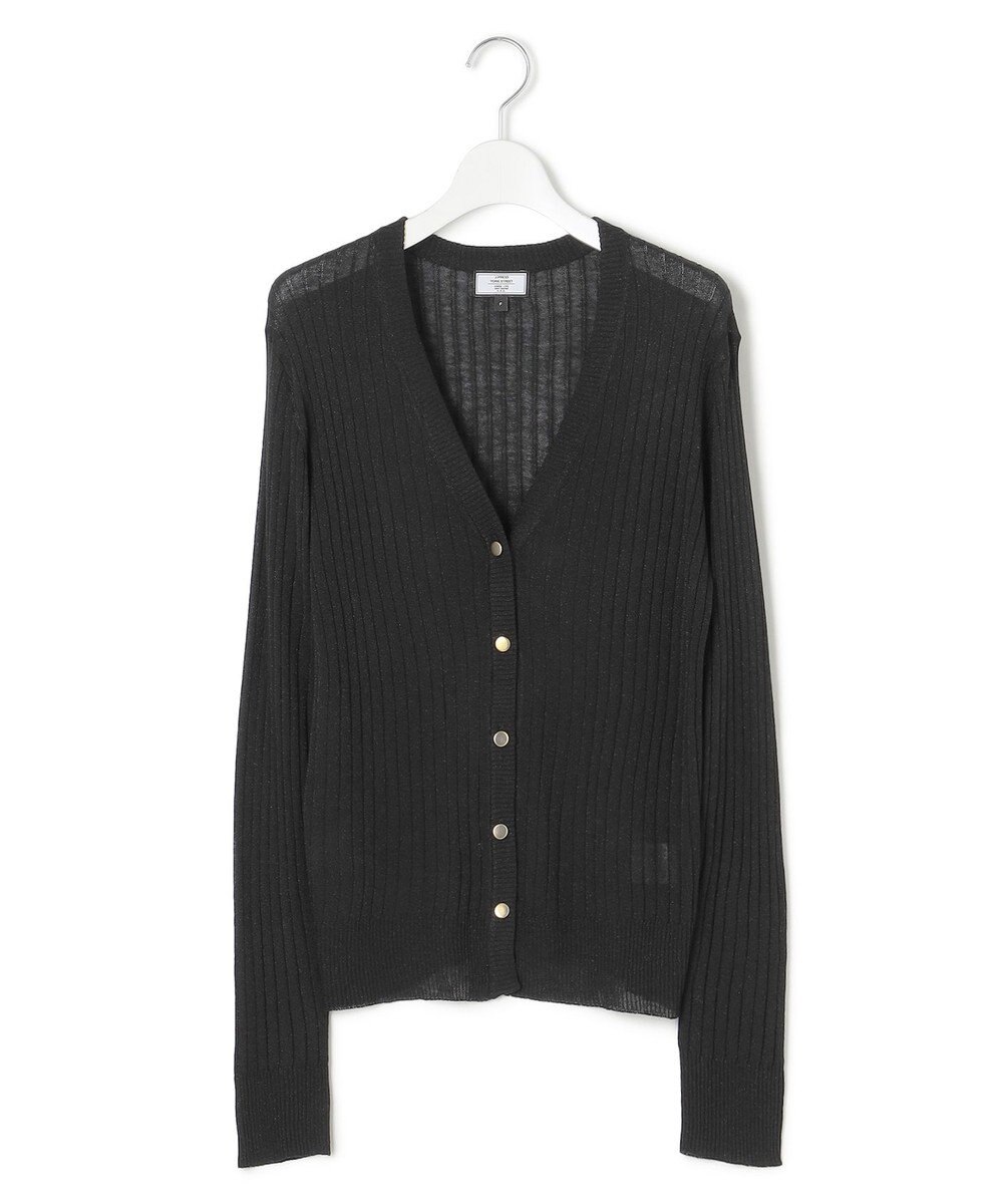 J.PRESS YORK STREET 【WOMEN】シアワイド リブカーディガン 