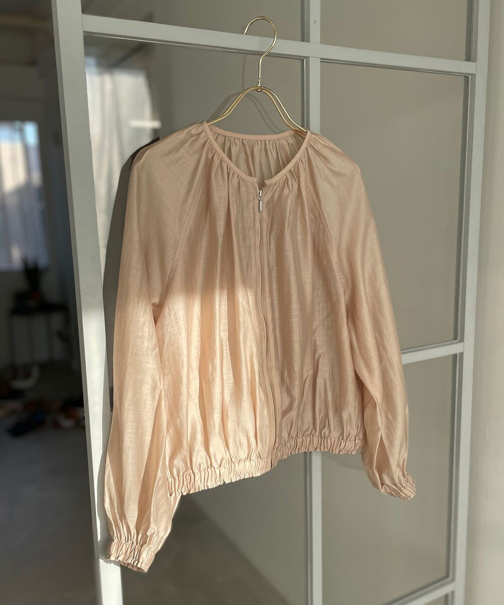 Feroux 【洗える】シアー ブルゾン 