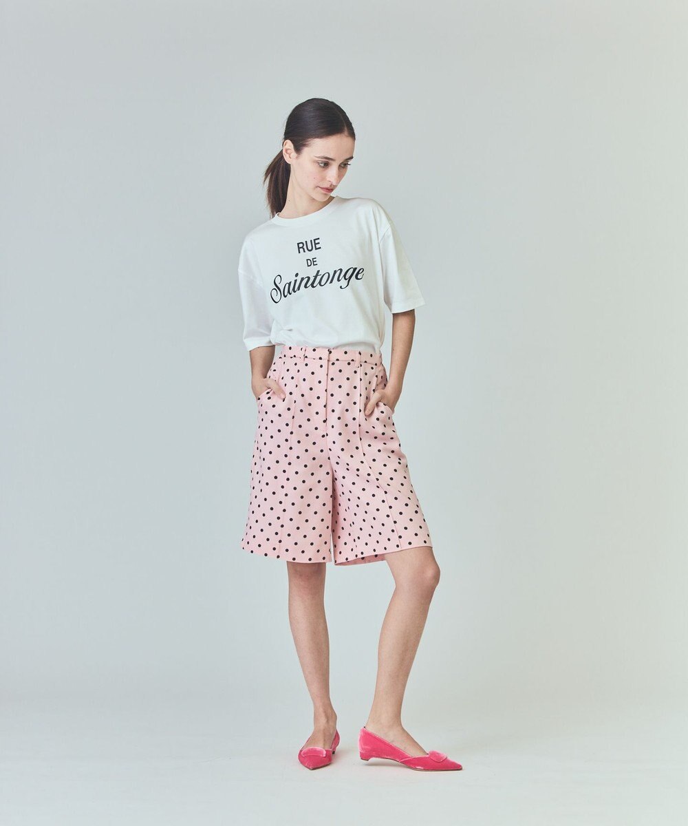 GRACE CONTINENTAL ドットハーフパンツ 