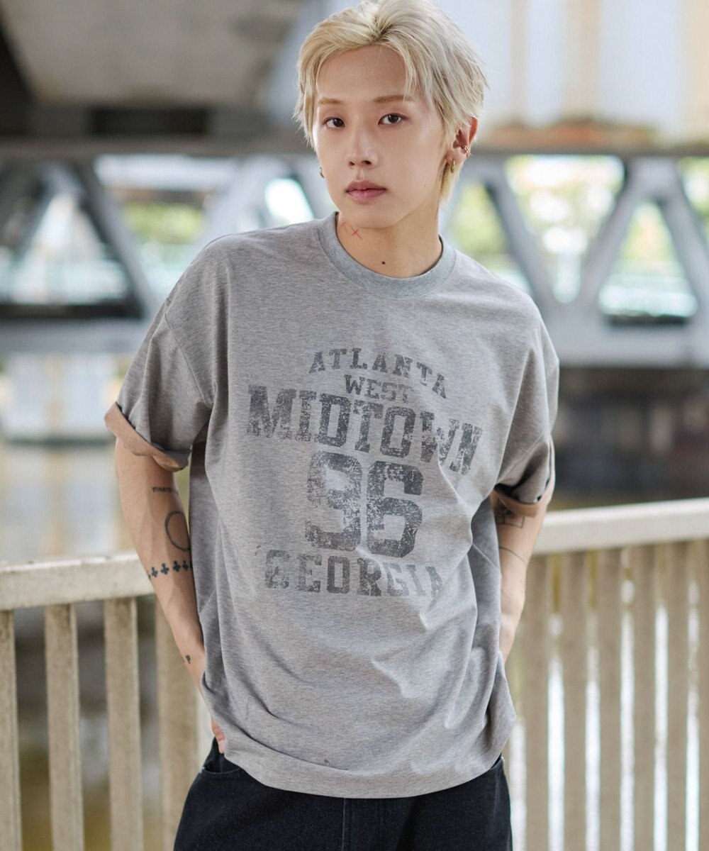 WEGO 【ユニセックス着用ITEM】バイカラーロゴT（SS） 