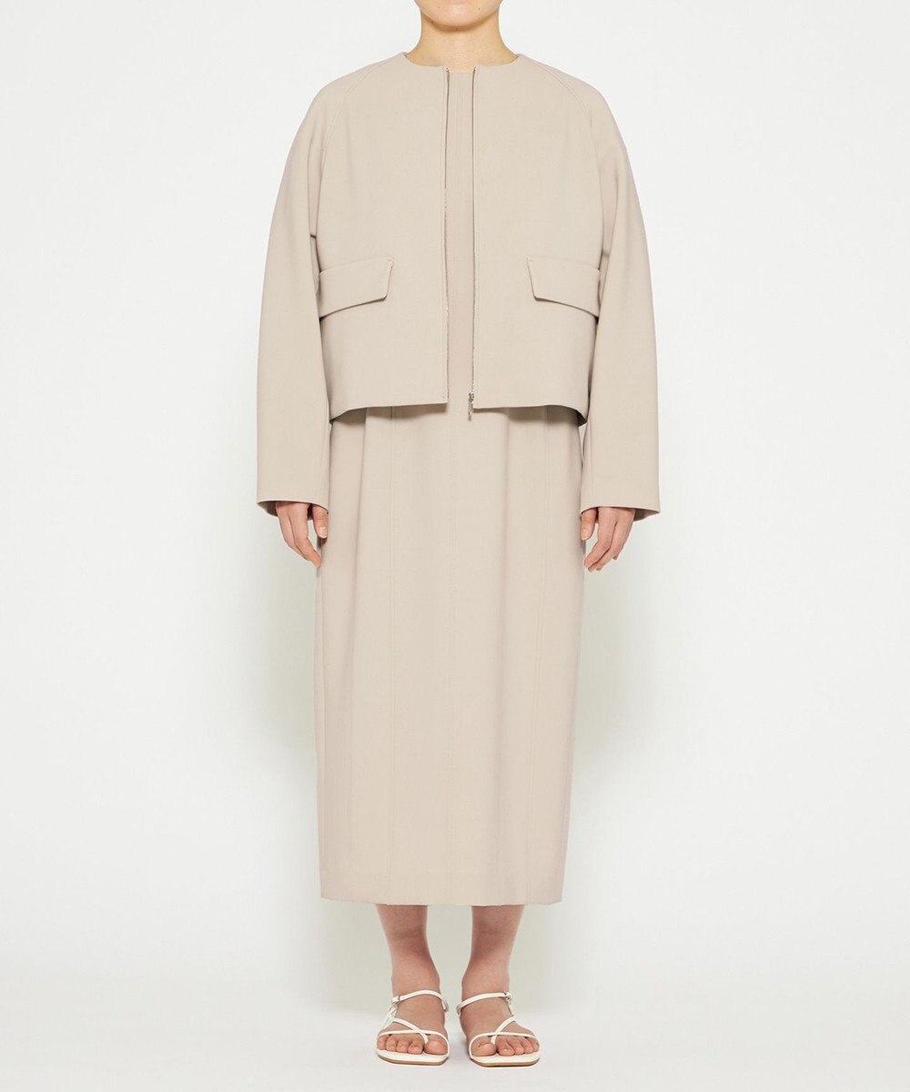 uncrave 【撥水・洗濯機洗い可】プルーフ ダブルクロス ブルゾン（uncrave WHITE） 