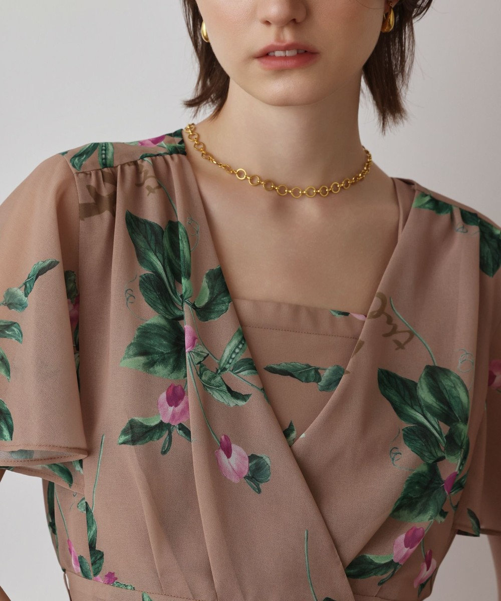 GRACE CONTINENTAL プリントセパレートワンピース 