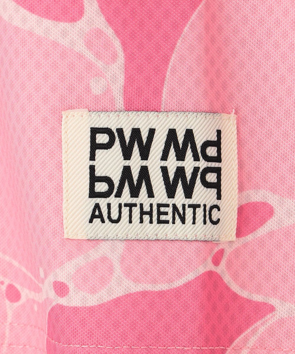PW CIRCULUS 【MEN】WATER SURFACE プリントモックネックT ゴルフウェア レディース 