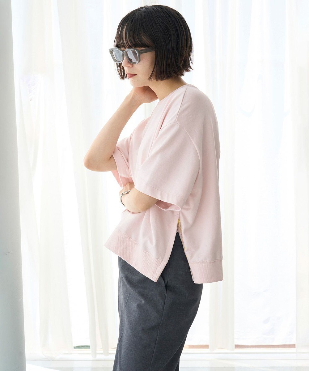 UNFILO ライトウェイト サイドZIPスウェット 