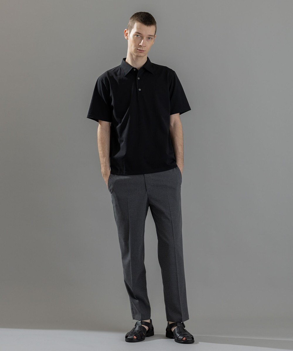 JOSEPH HOMME 新素材【ビジネスに使える】クリアコットンカノコ　ポロシャツ 