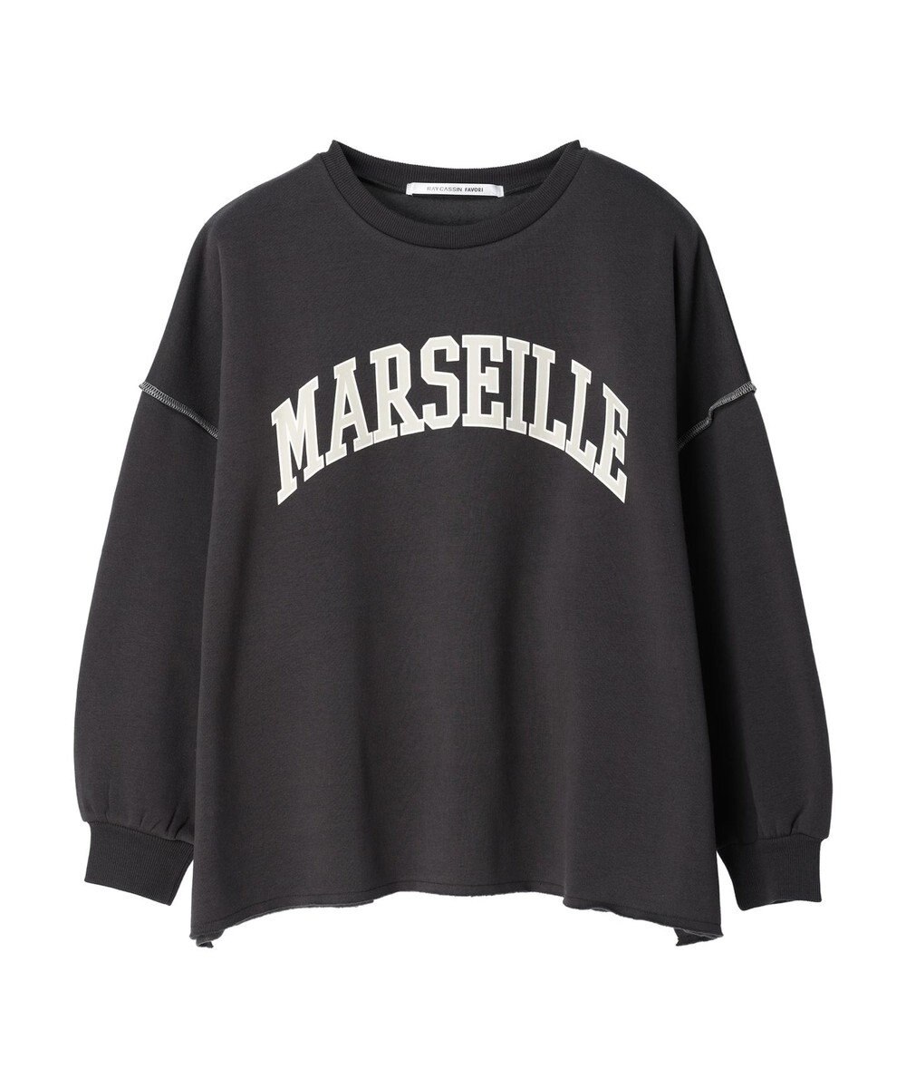 Green Parks ・ＲＡＹ　ＣＡＳＳＩＮ　ロゴｐｔカラーステッチスウェット 