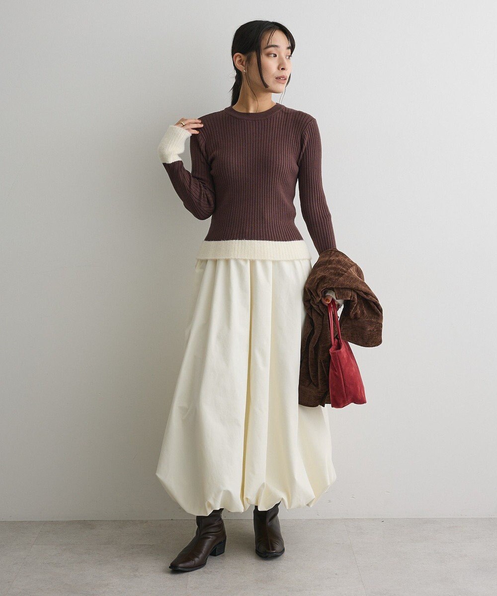 CRAFT STANDARD BOUTIQUE とてもち袖シャギーニットプルオーバー 