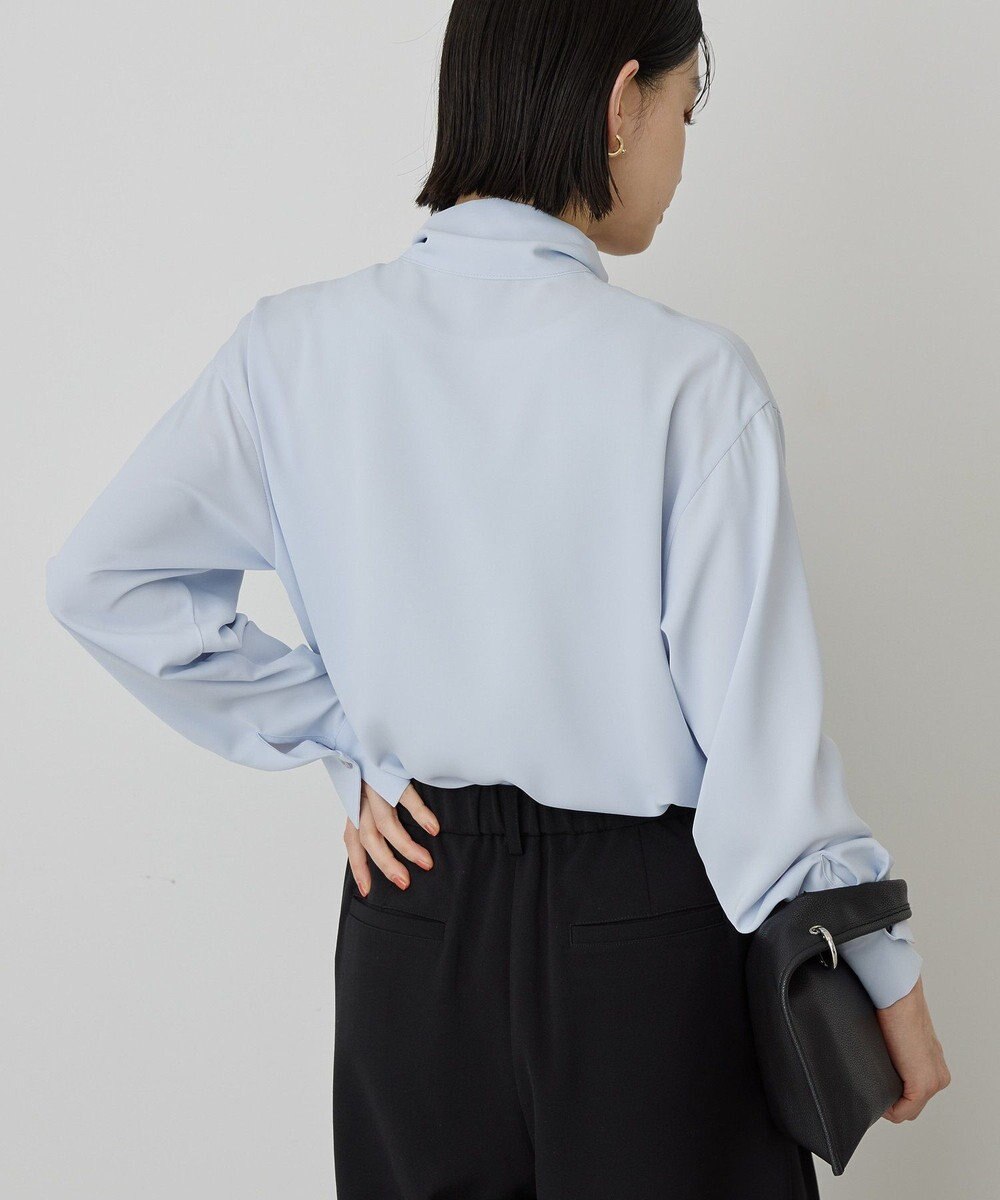 AMERICAN HOLIC 【イージーケア】ナロータイブラウス 