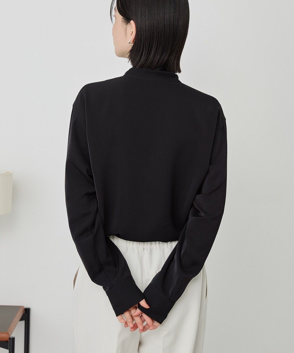 AMERICAN HOLIC 【イージーケア】ナロータイブラウス 