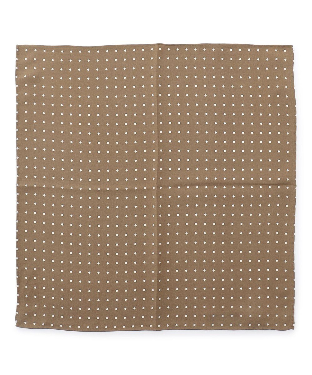 J.PRESS MEN ハンドプリントドット チーフ 