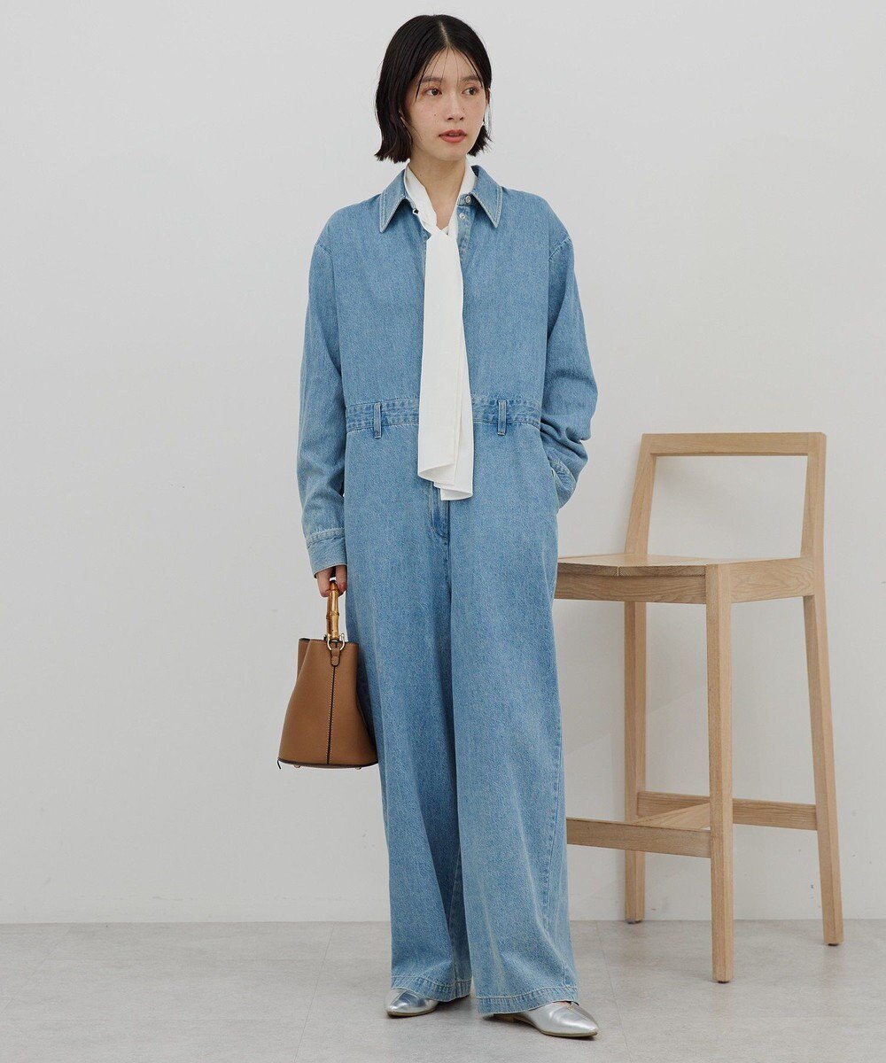 AMERICAN HOLIC 【イージーケア】ナロータイブラウス 