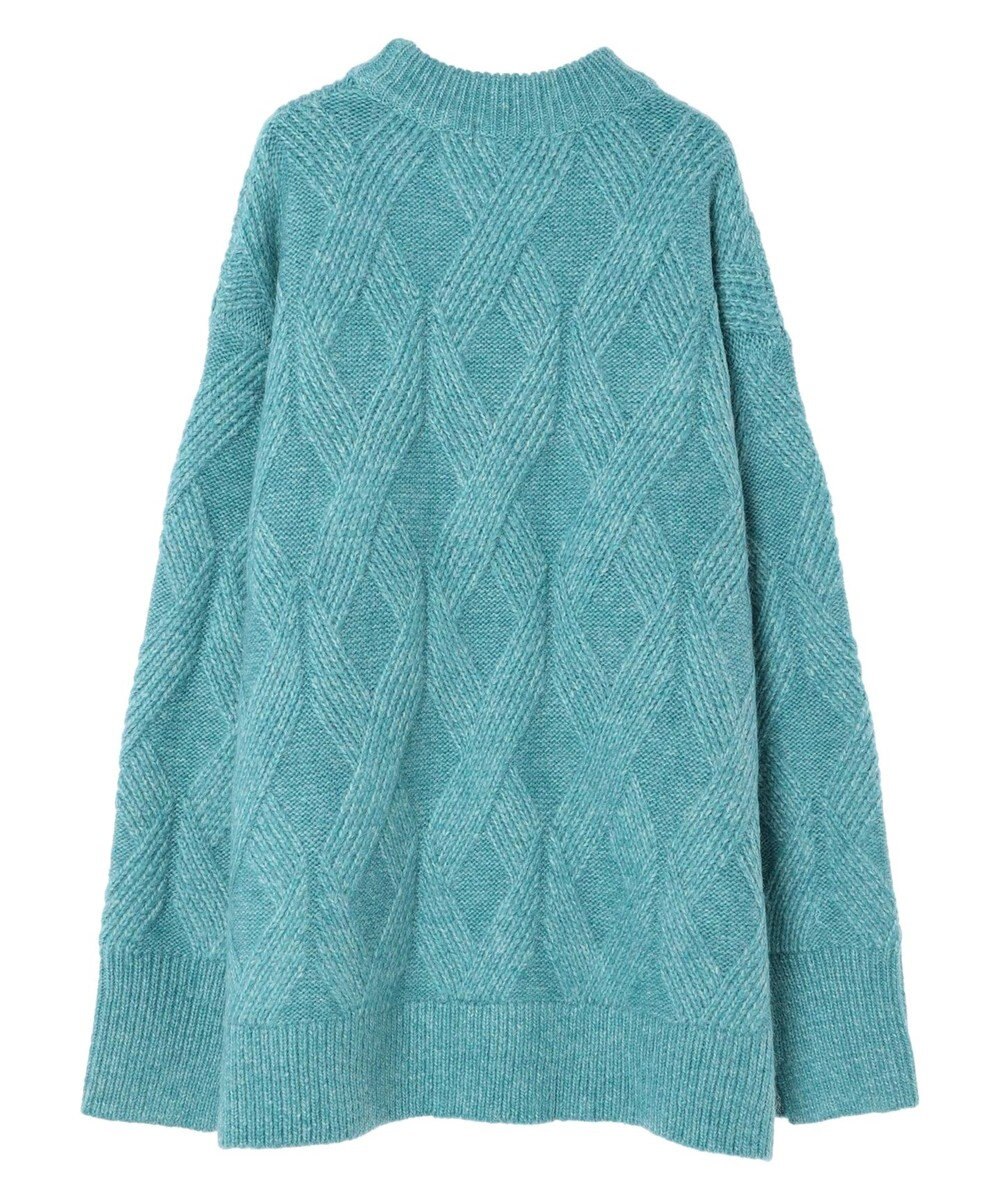 AMERICAN HOLIC Ｍｉｘヤーンモックネックケーブルニットプルオーバー 