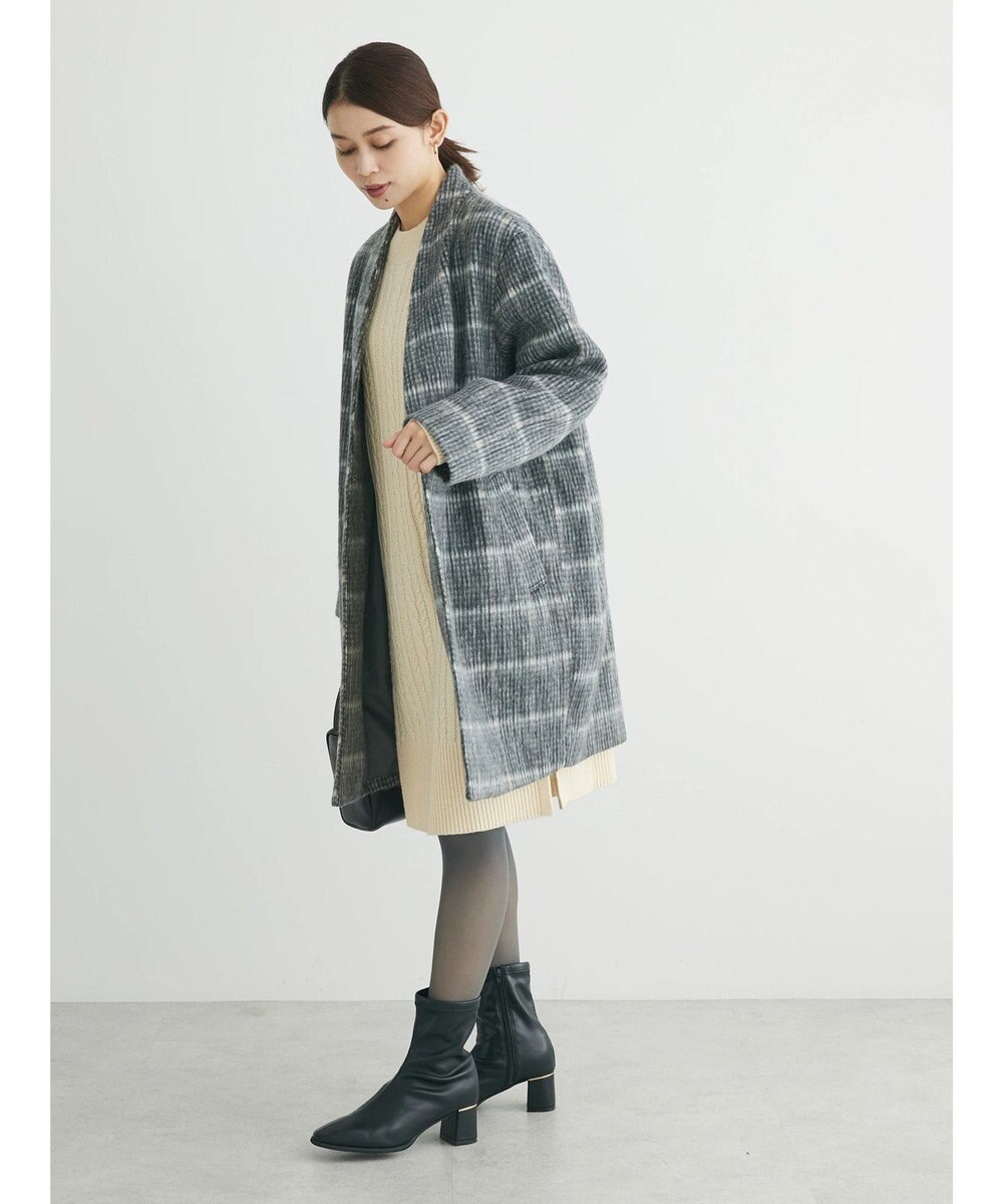 Green Parks ケーブルニットミニワンピース 