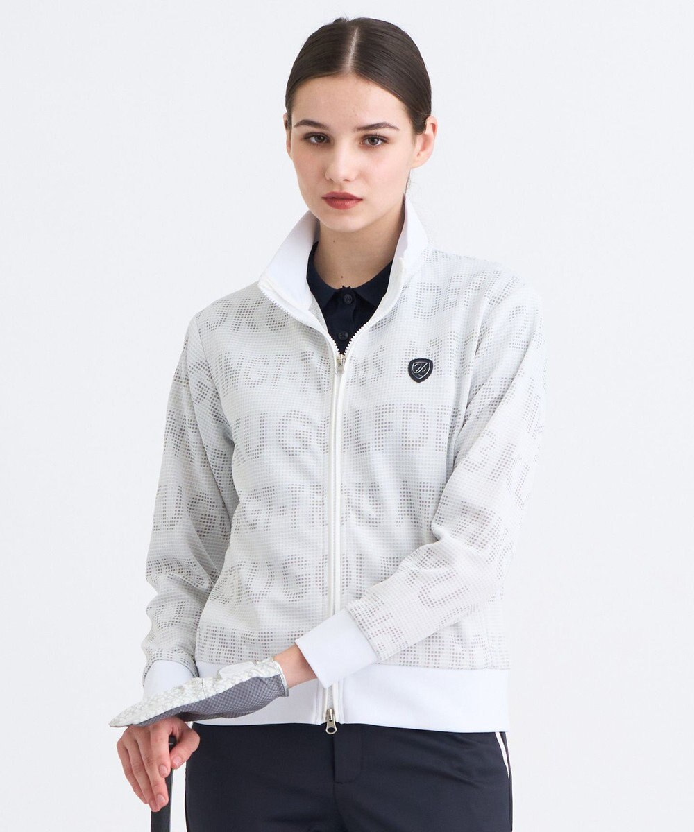 23区GOLF 【WOMEN】ロゴジャガードトラックジャケット 