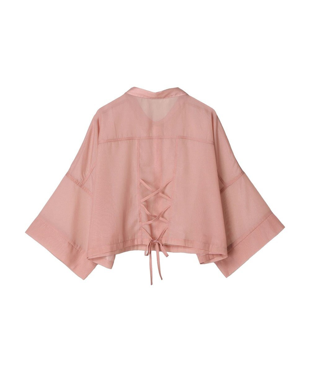 Green Parks ＥＧＯＩＳＴ　５分袖短丈シアーシャツ 