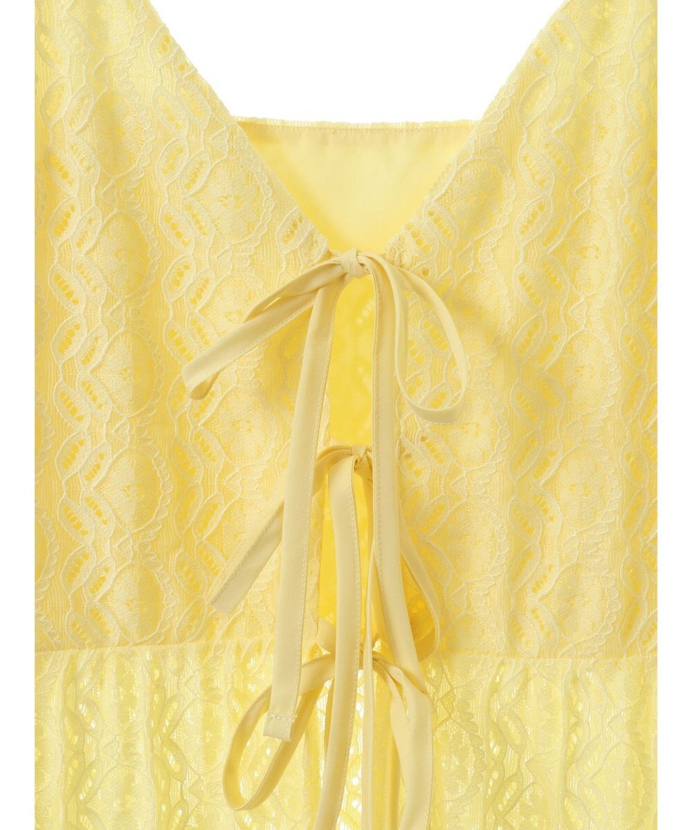 earth music&ecology フラワーレースキャミワンピース 