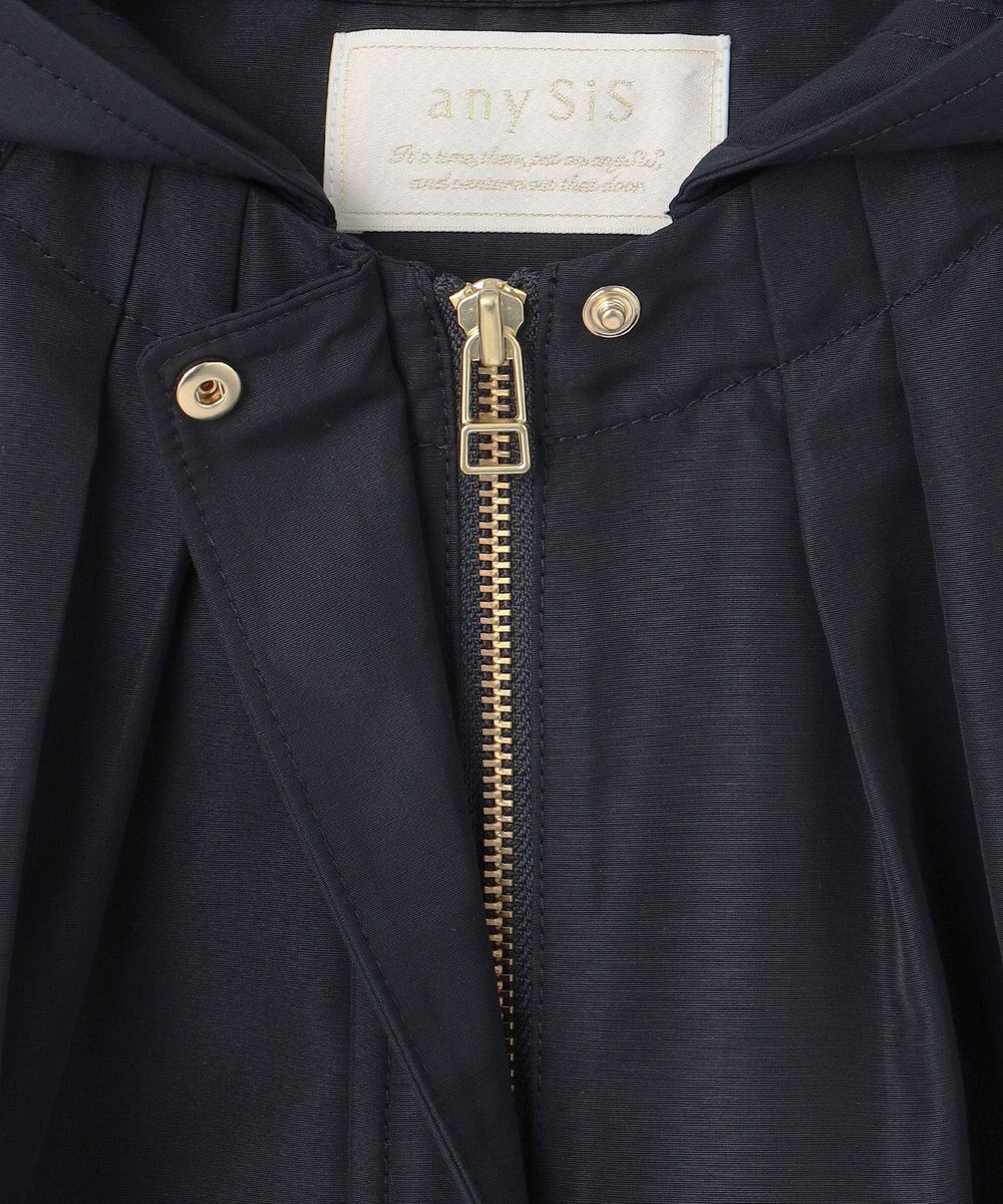 ANY SIS 【撥水・UVカット・花粉ガード】2WAYラグランフーディ ブルゾン 