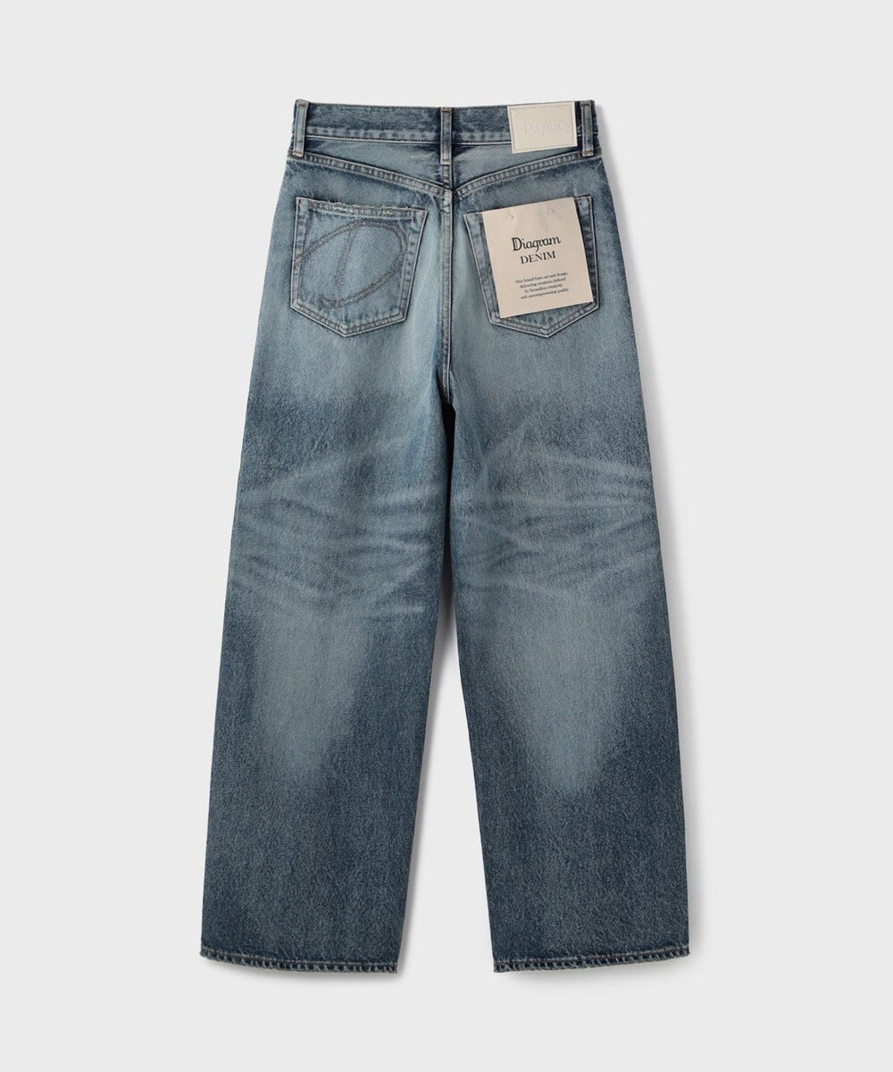 GRACE CONTINENTAL ワイドストレートデニムパンツ 