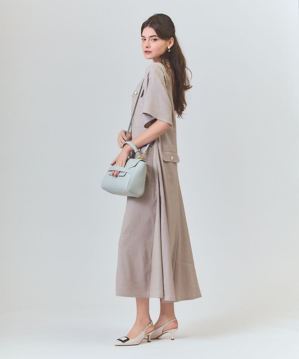 GRACE CONTINENTAL リネンデニムライクワンピース 