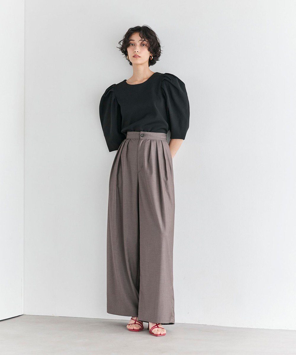 #Newans 【セレモニーにも】パフスリーブニット 