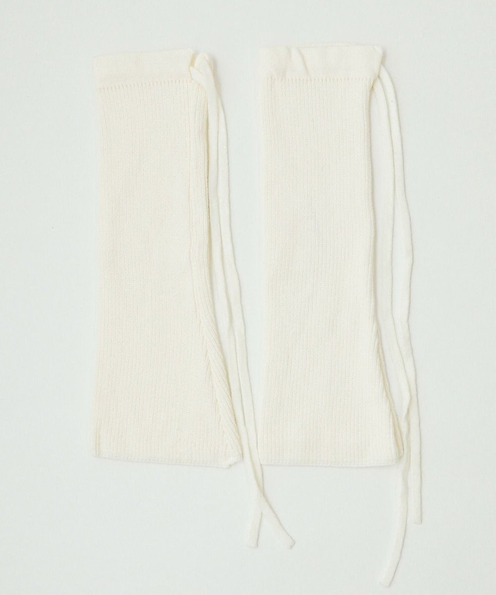 WEGO レースアップデザインニットレッグカバー 