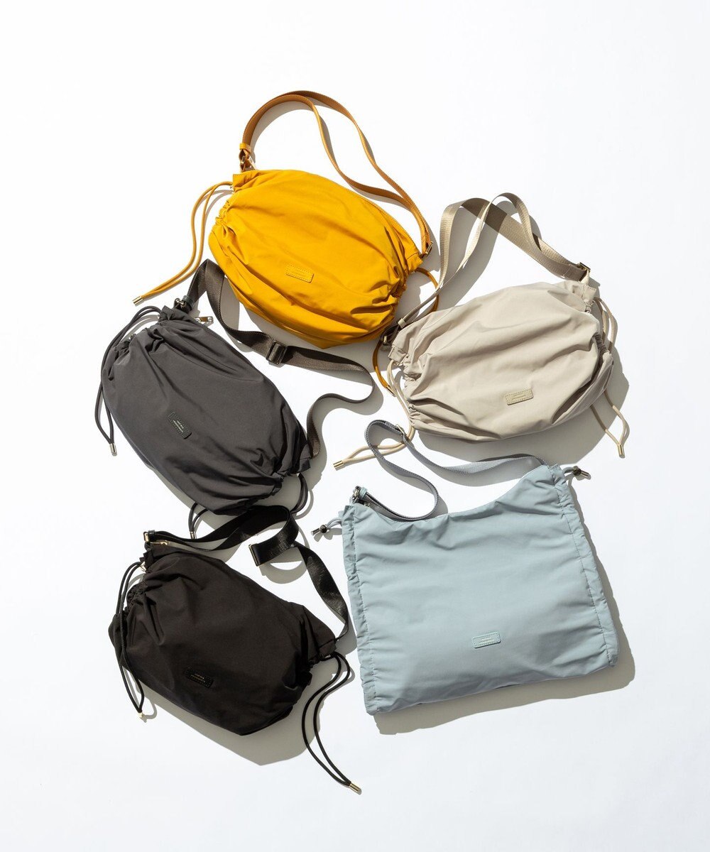 23区 【撥水加工/WEB&一部店舗限定カラーあり】ドロ－ストリング ショルダーバッグ 