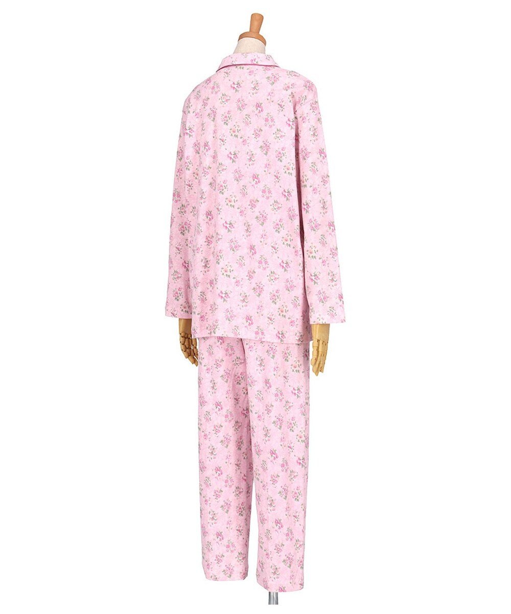 Wing パジャマ 長袖 長ズボン 綿100%(本体) スムース素材 レディース EP5072 ウイング／ワコール 