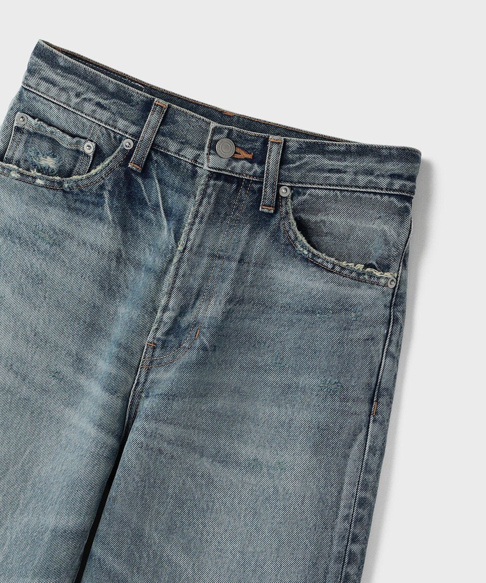 GRACE CONTINENTAL ワイドストレートデニムパンツ 