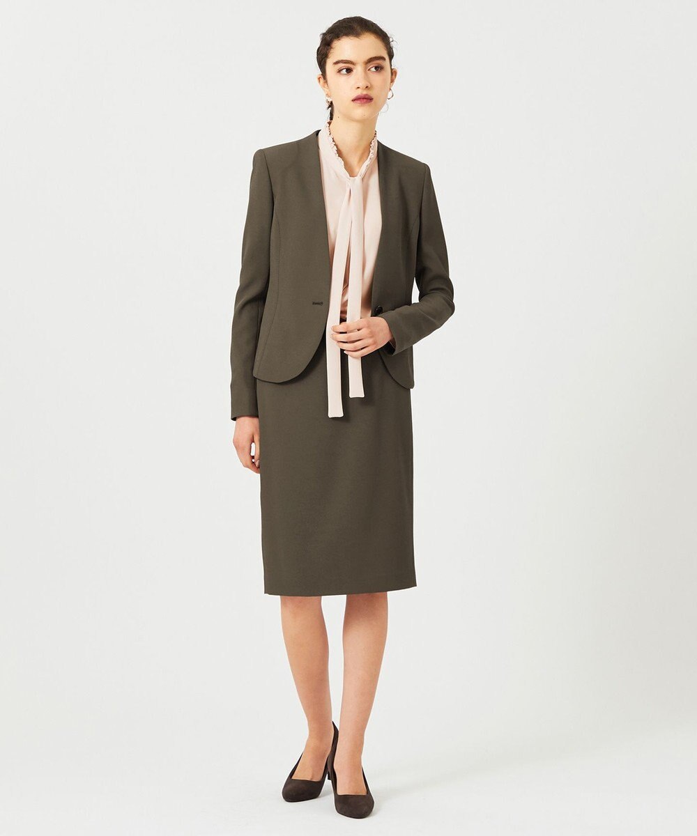 BEIGE， LUIZA / ノーカラージャケット 