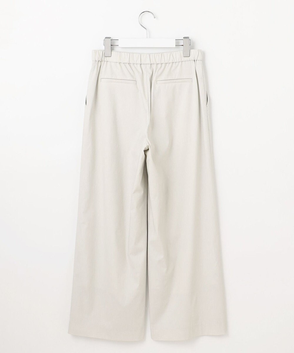 J.PRESS LADIES 【洗える】セルロースリネンストレッチ イージー パンツ 