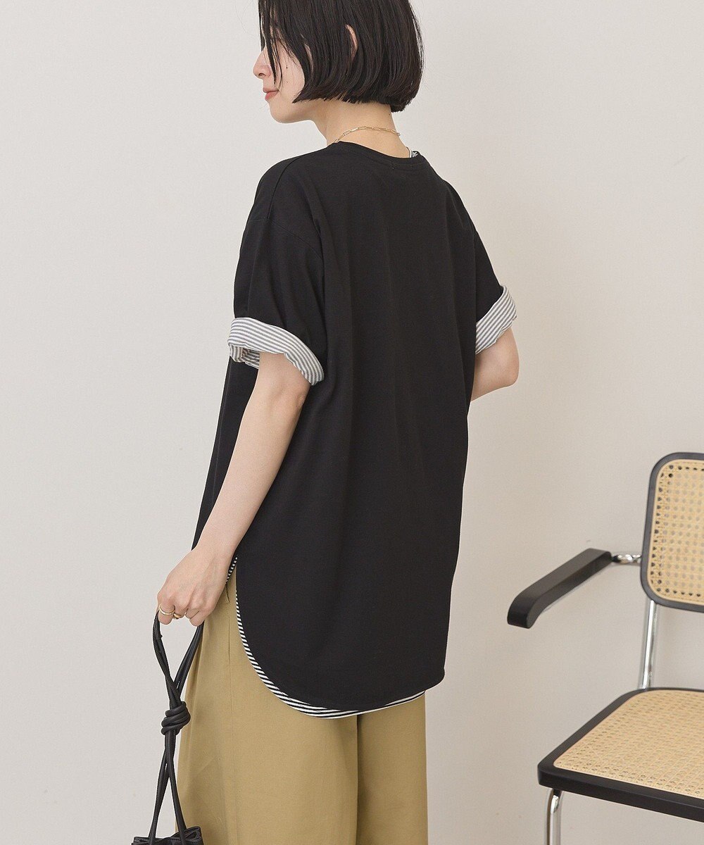 AMERICAN HOLIC 裾ラウンドＴシャツ 