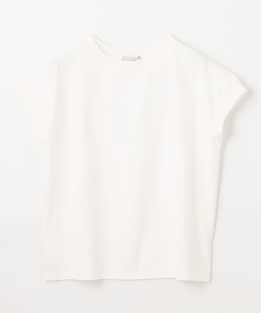 ANY ニットリブフレンチスリーブプルオーバー 